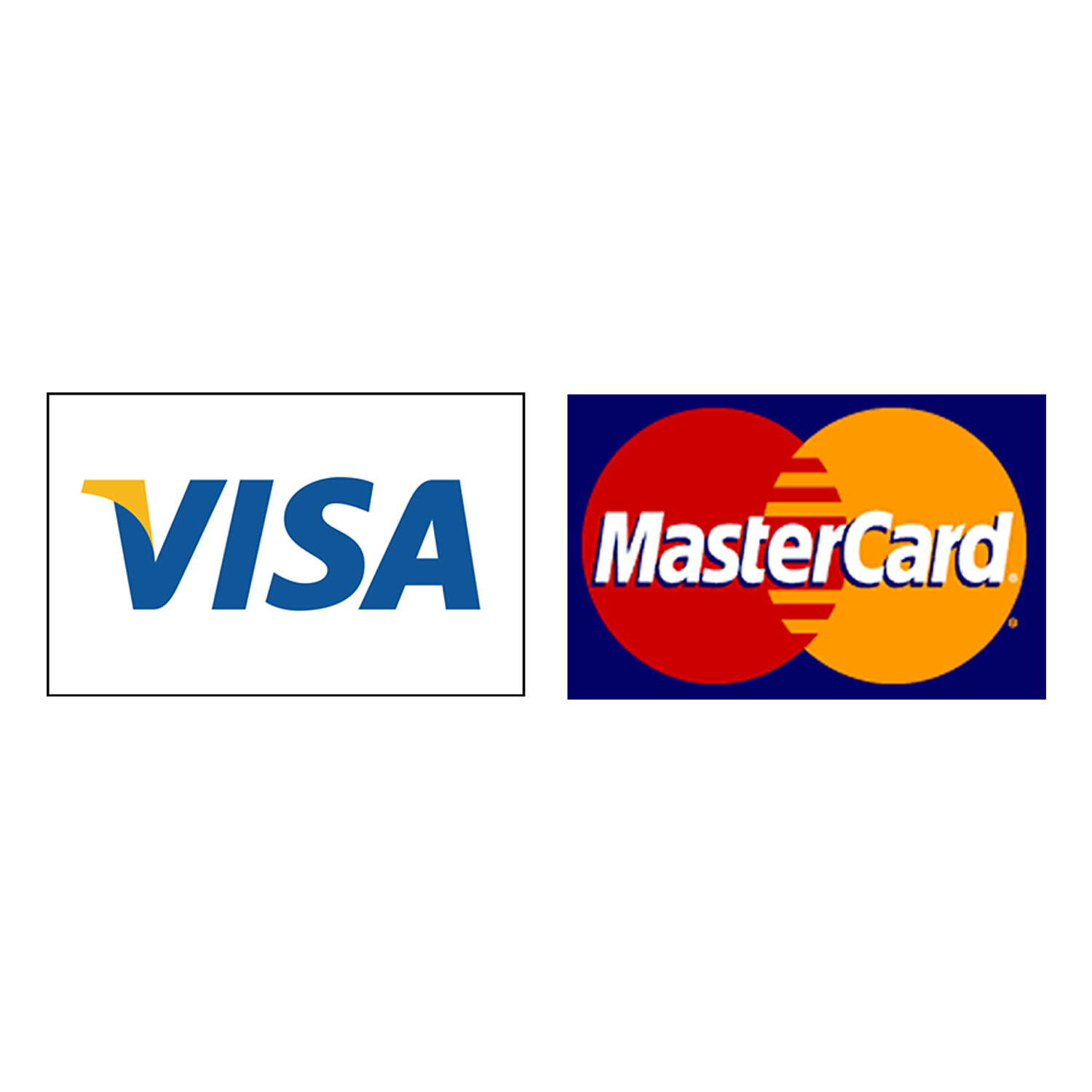 Visa and MasterCard